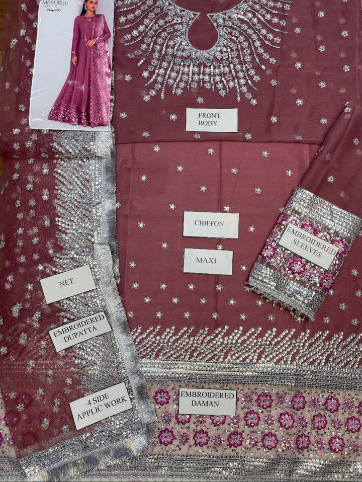 Baroque Chiffon Maxi-Aarasta