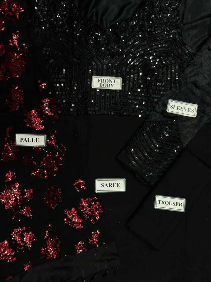 Jazmin Chiffon Saree-Aarasta