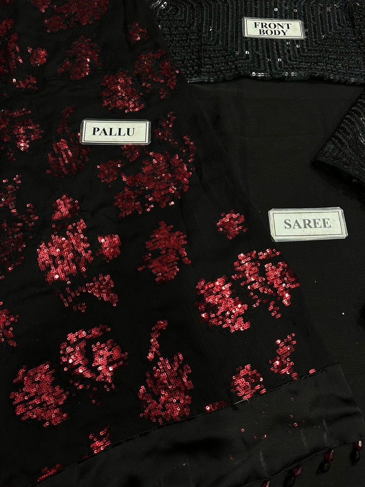 Jazmin Chiffon Saree-Aarasta