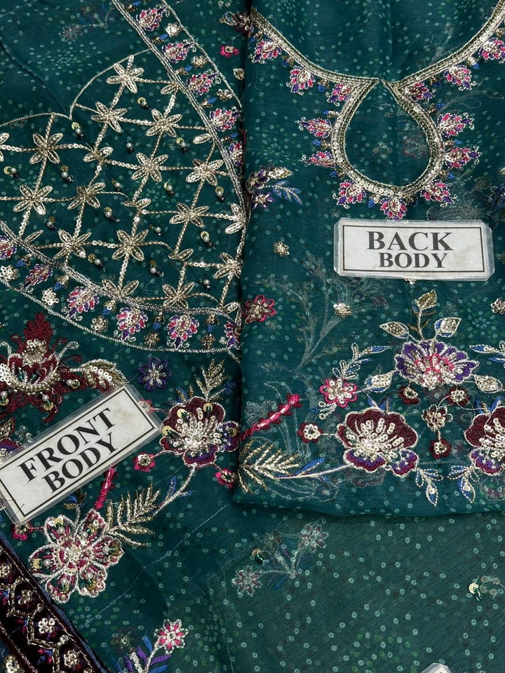 Baroque Chiffon Frock-Aarasta