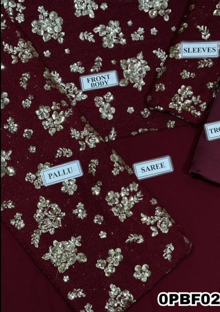 Jazmin Chiffon Saree-Aarasta