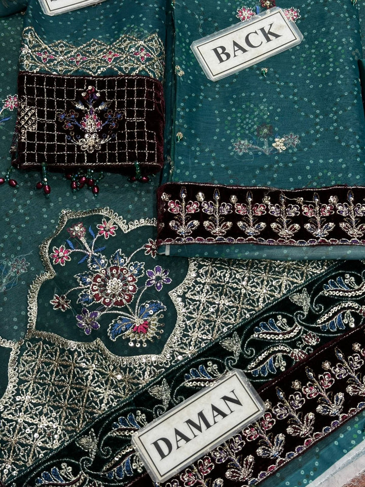 Baroque Chiffon Frock-Aarasta