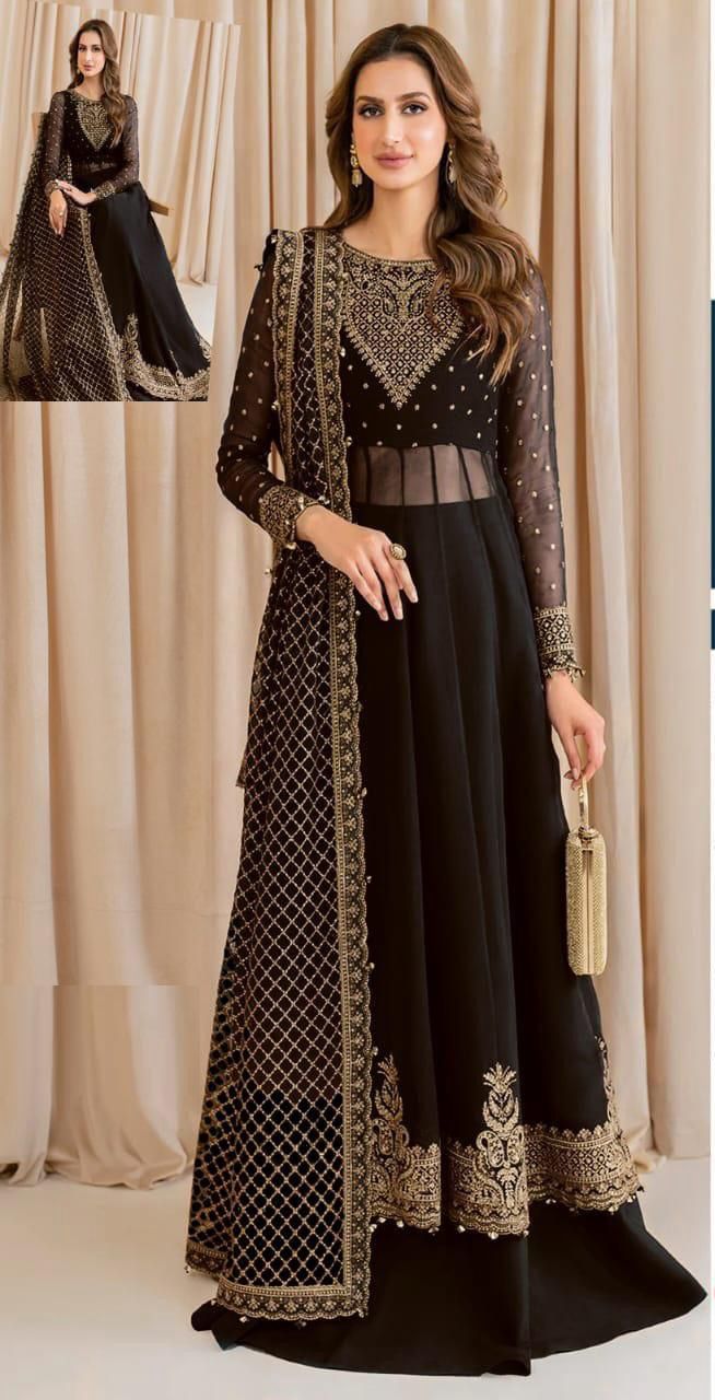 Jazmin Chiffon Maxi-Black-Chiffon-Maxi-Aarasta
