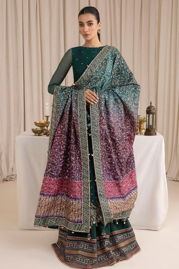 Jazmin Chiffon Frock-Green-Chiffon-Maxi-Aarasta