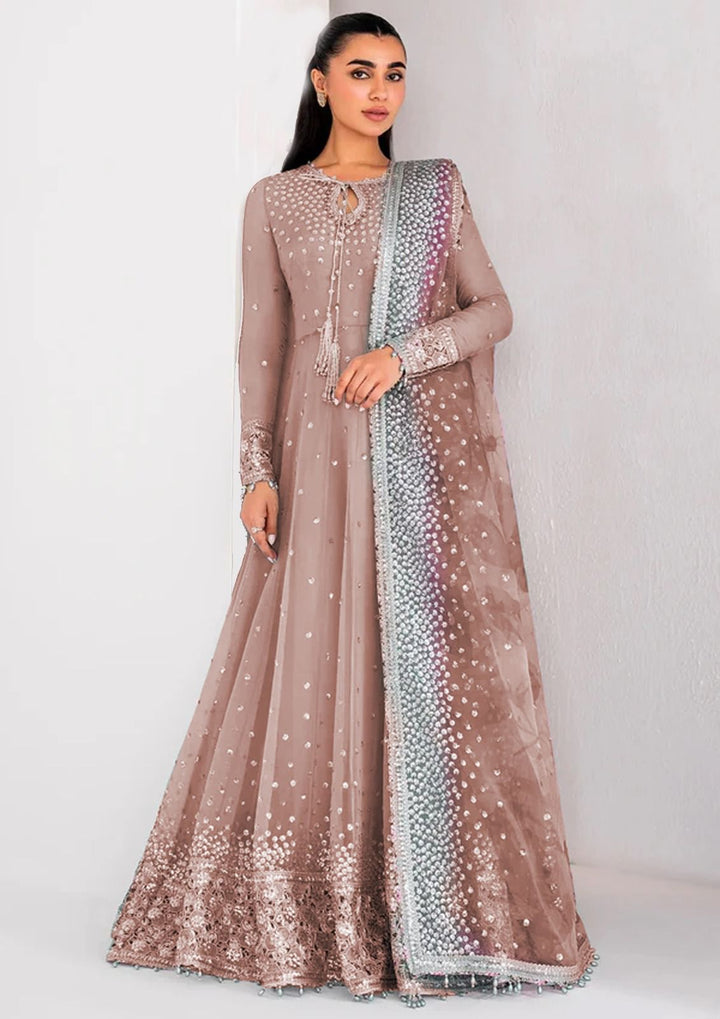Jazmin Chiffon Maxi-Peach-Chiffon-Maxi-Aarasta