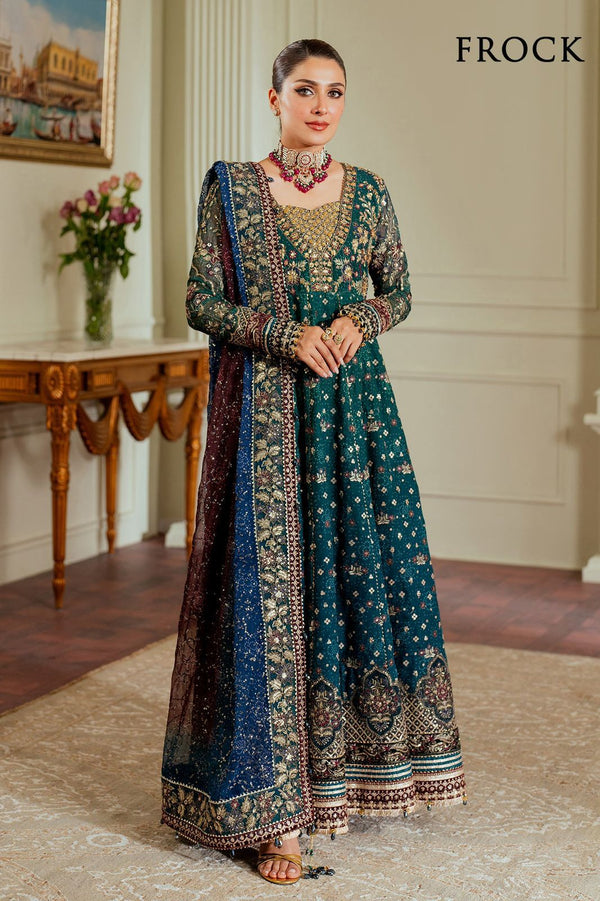 Baroque Chiffon Frock-Zinc-Chiffon-Maxi-Aarasta