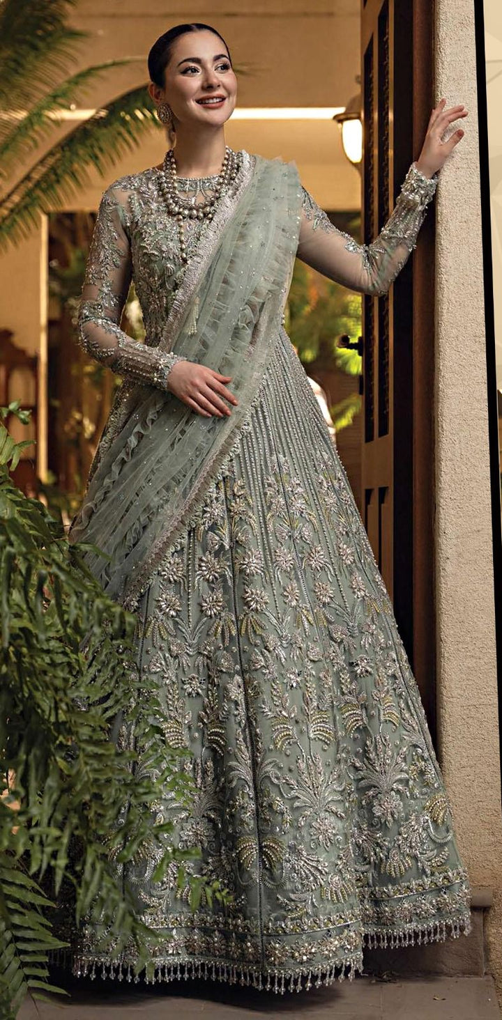 Crimson Organza Maxi-Green-Organza-Maxi-Aarasta