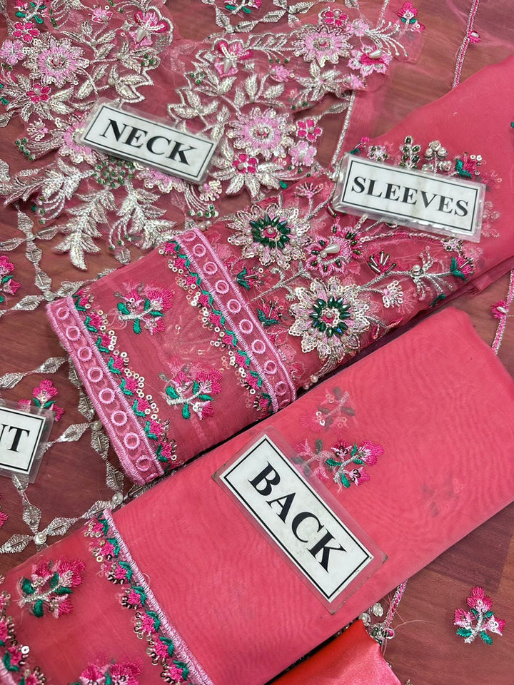 Elaf Organza Bridal Suit-Aarasta