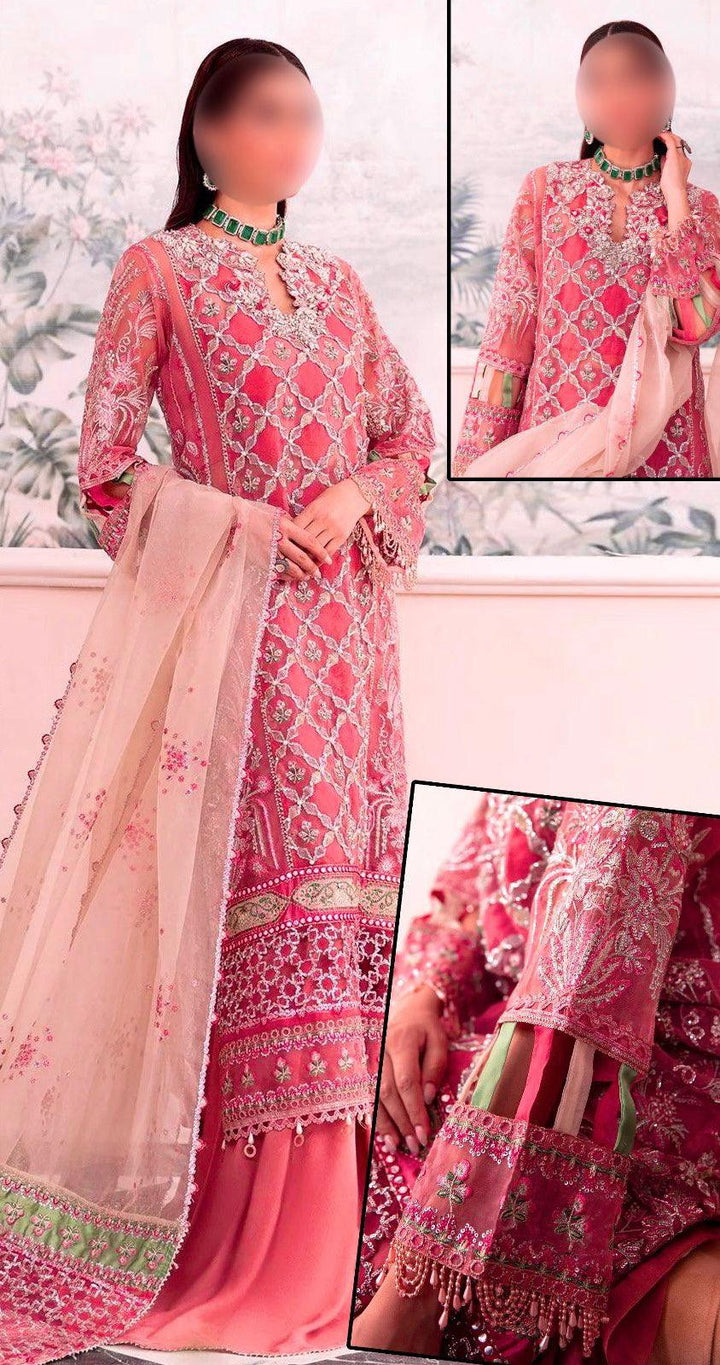 Elaf Organza Bridal Suit-Aarasta