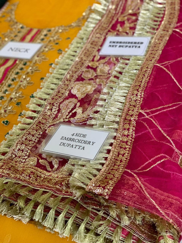 Emaan Adeel Chiffon Bridal Suit-Aarasta