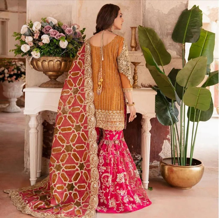 Emaan Adeel Organza Bridal Suit-Aarasta