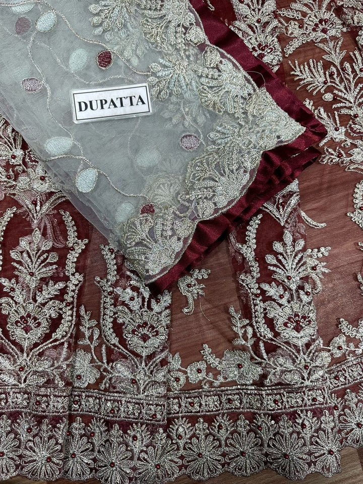 Emaan Adeel Net Frock-Aarasta