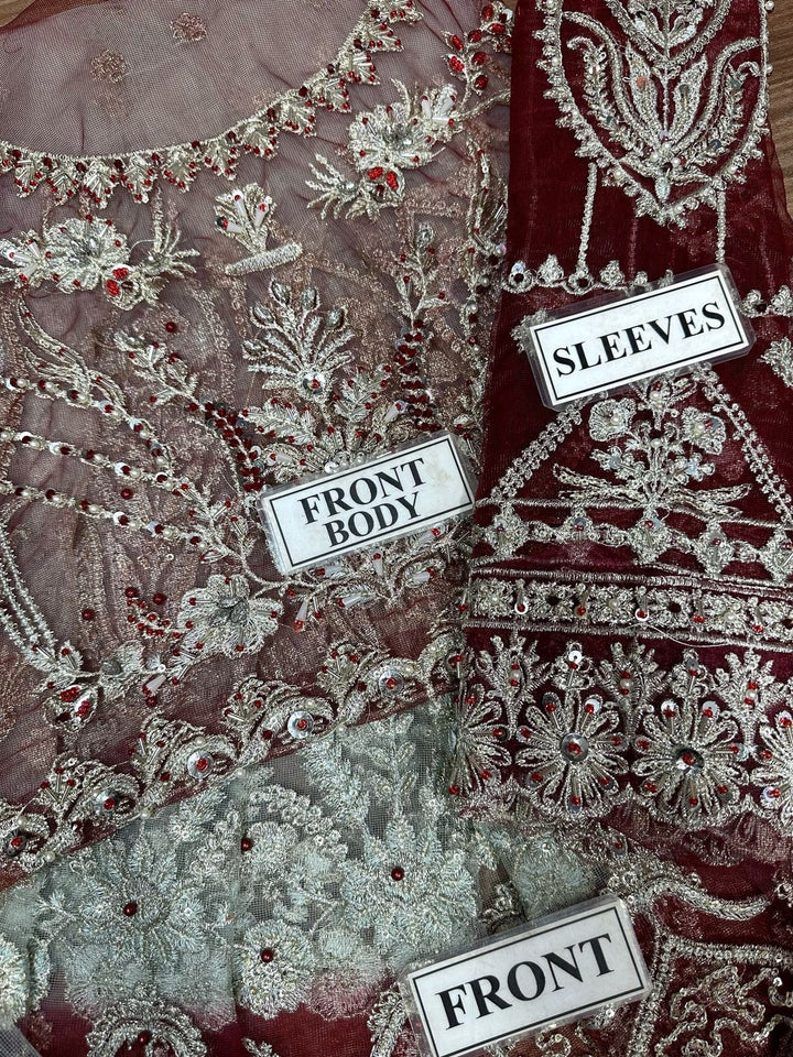 Emaan Adeel Net Frock-Aarasta