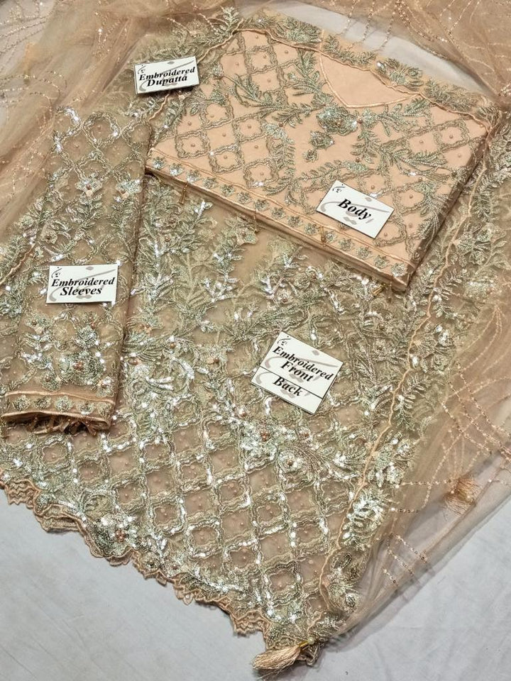 Erum Khan Net Bridal Suit-Aarasta