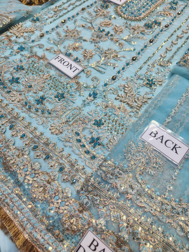 Erum Khan Net Bridal Suit-Aarasta