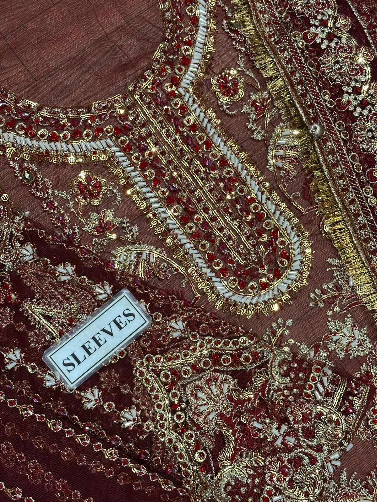 Erum Khan Net Bridal Suit-Aarasta