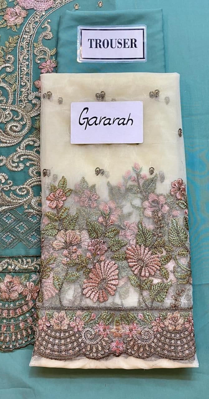 Flossie Chiffon Bridal Suit-Aarasta