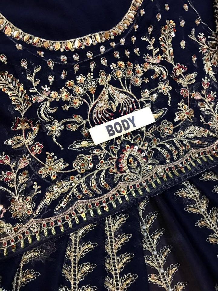 Gulaal Chiffon Frock-Aarasta