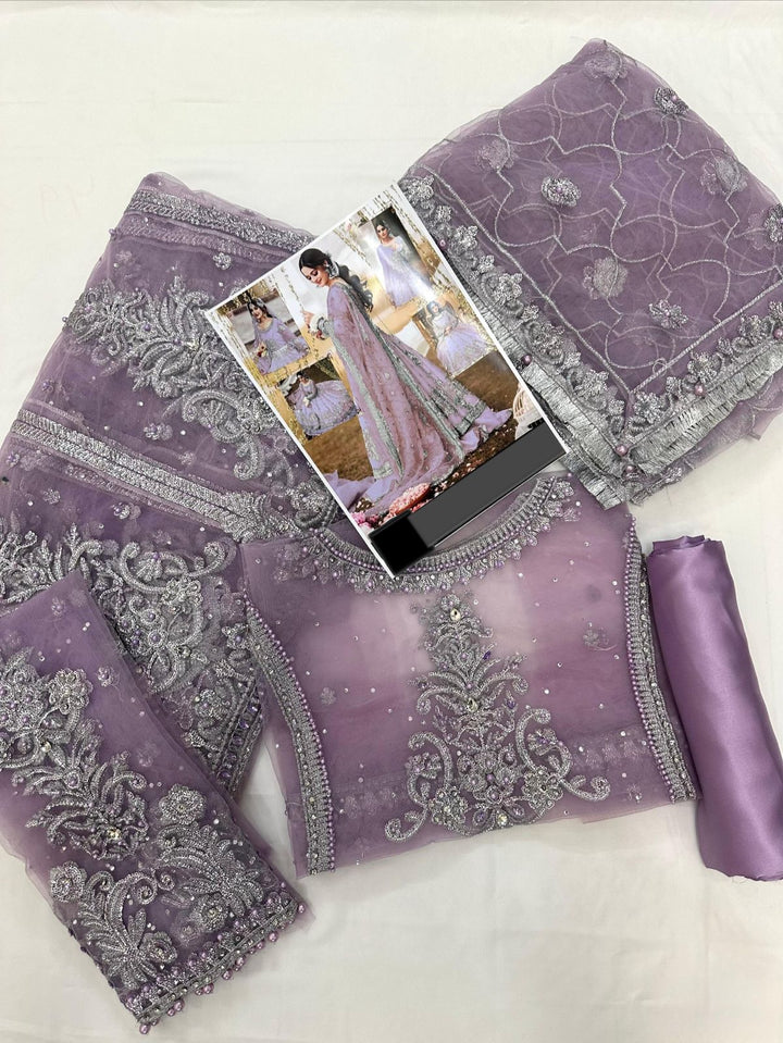 Hira Mani Net Frock-Aarasta