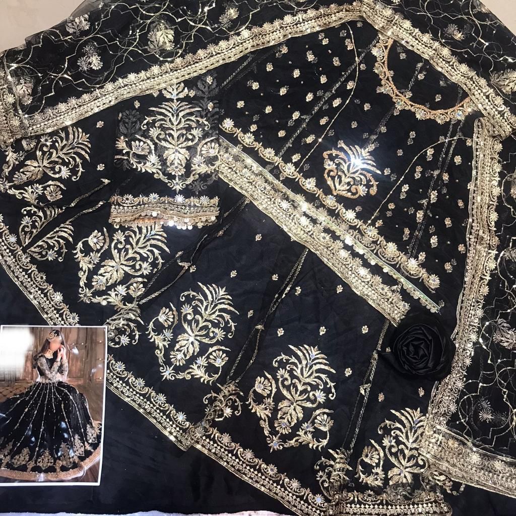 Hira Mani Net Frock-Aarasta