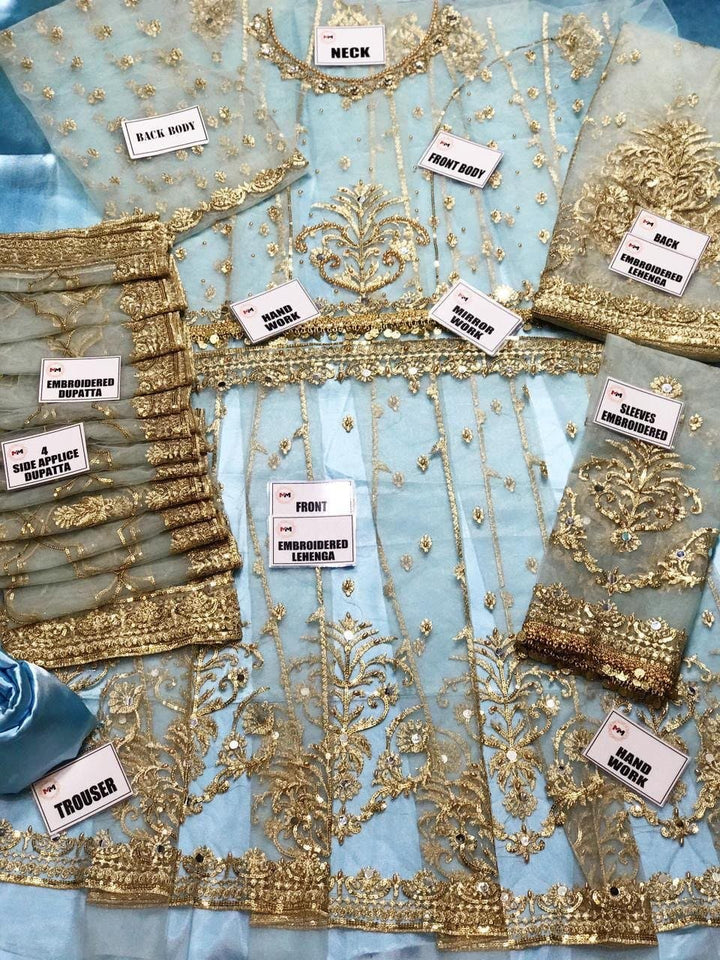 Hira Mani Net Frock-Aarasta