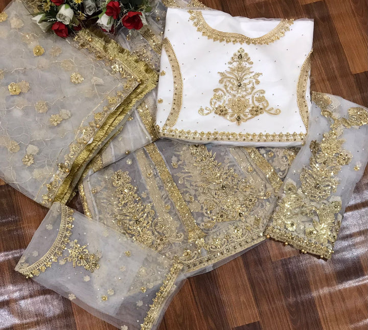 Hira Mani Net Frock-Aarasta