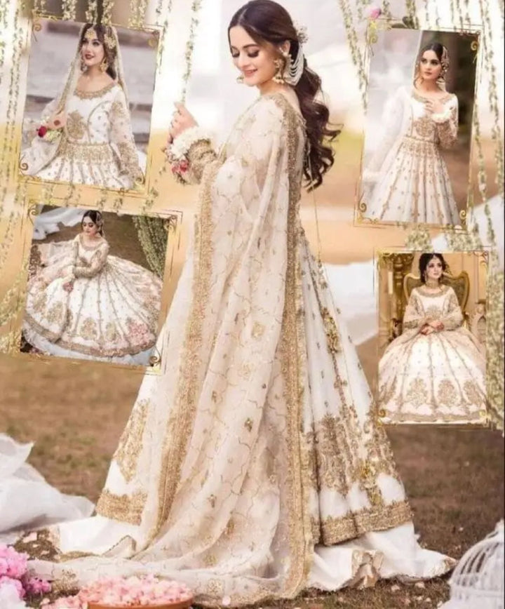 Hira Mani Net Frock-Aarasta