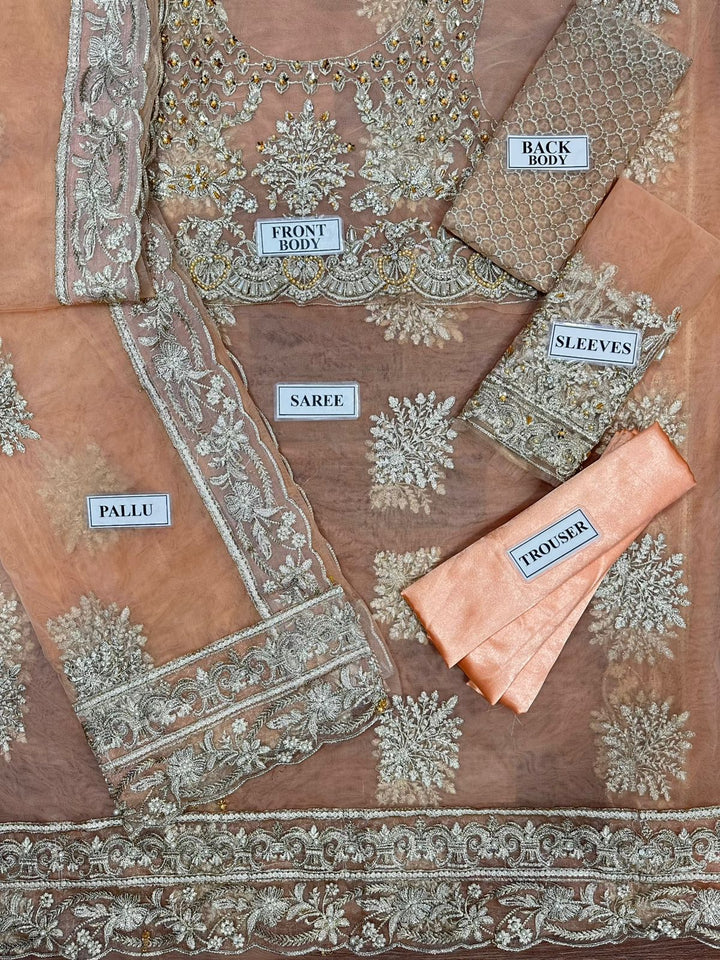 Imrozia Net Saree-Aarasta