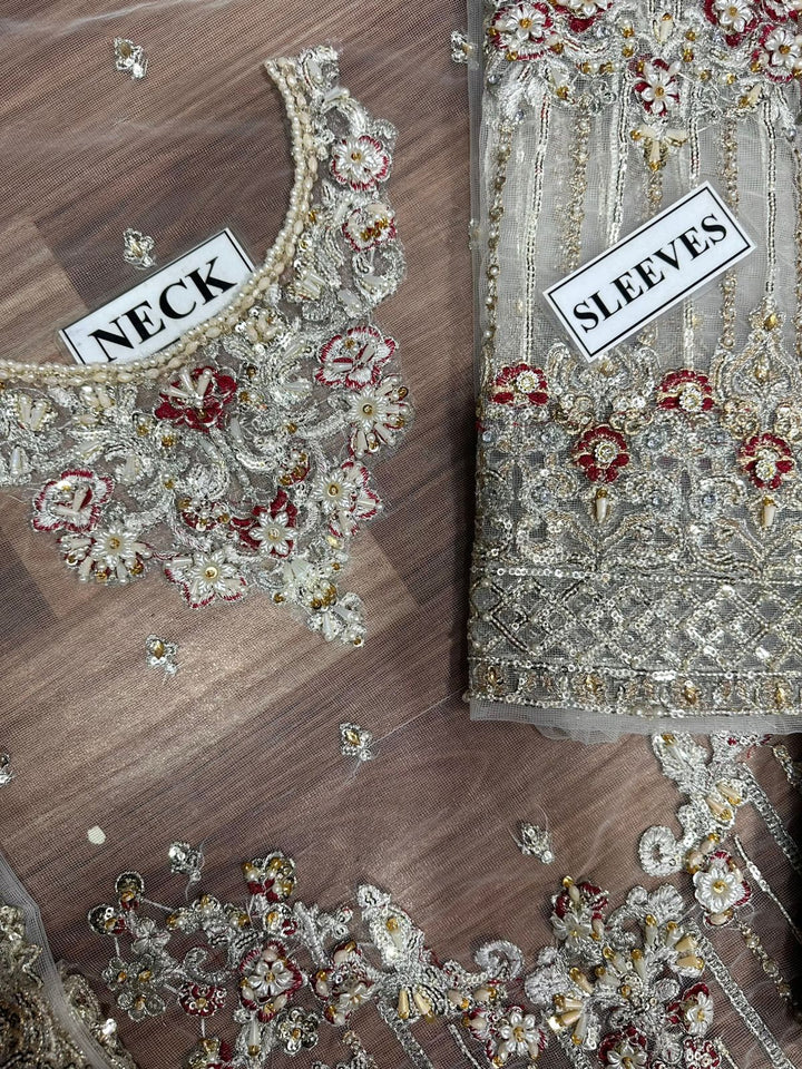 Imrozia Net Bridal Suit-Aarasta