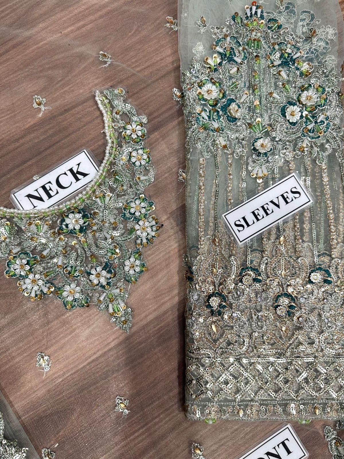 Imrozia Net Bridal Suit-Aarasta