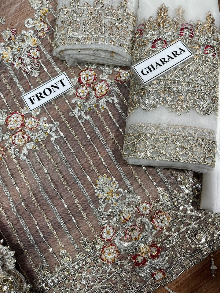 Imrozia Net Bridal Suit-Aarasta