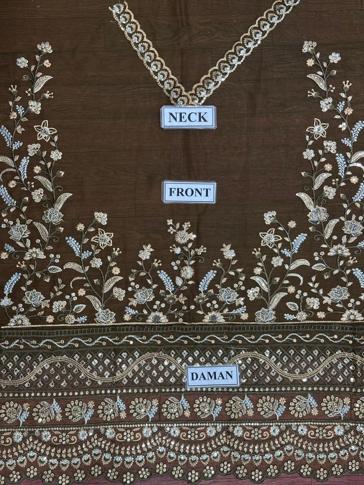 Iznik Chiffon Bridal Suit-Aarasta