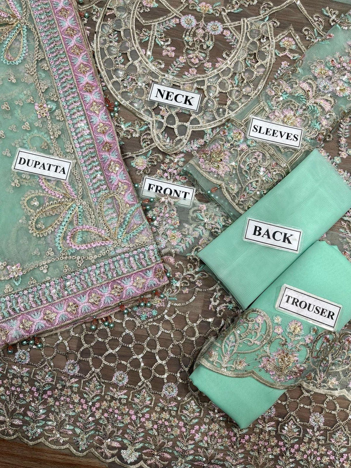 Kanwal Malik Net Bridal Suit-Aarasta