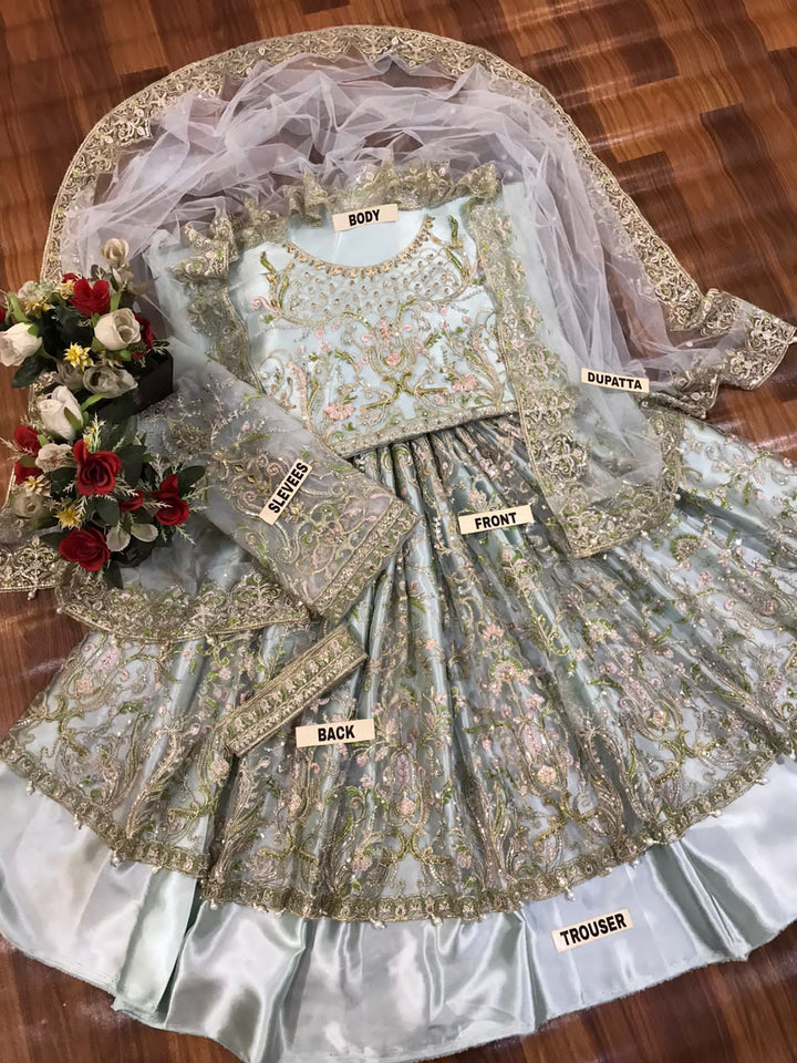 Kanwal Malik Net Frock-Aarasta