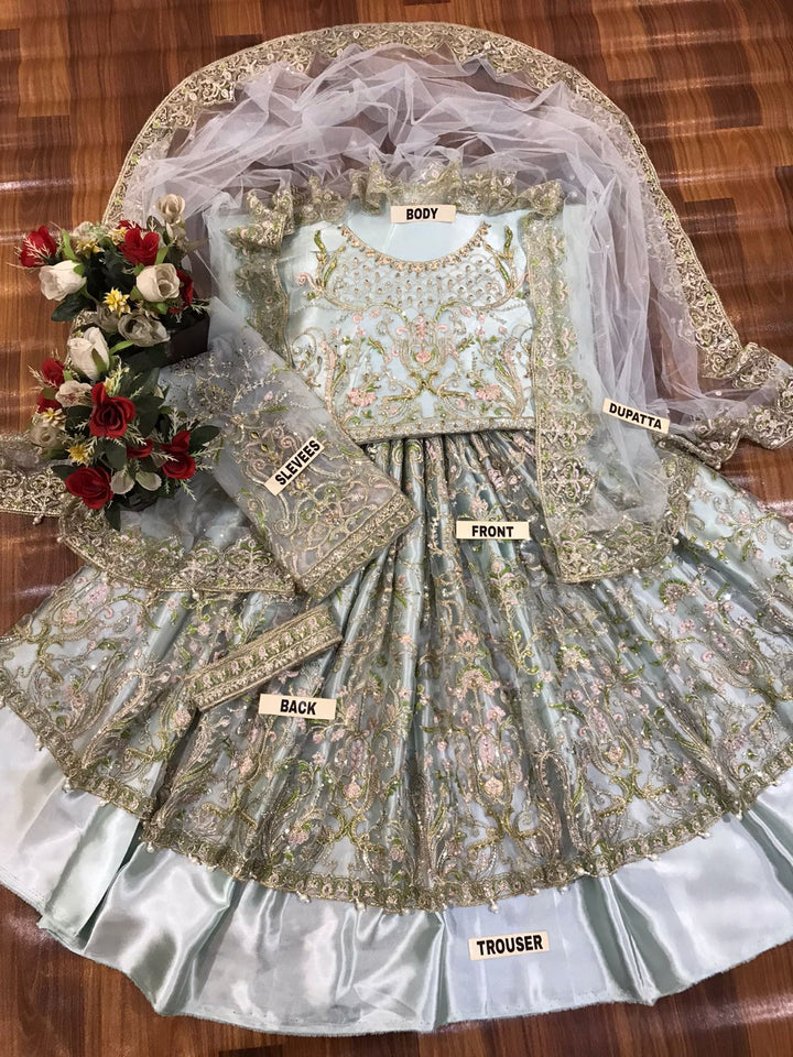 Kanwal Malik Net Frock-Aarasta