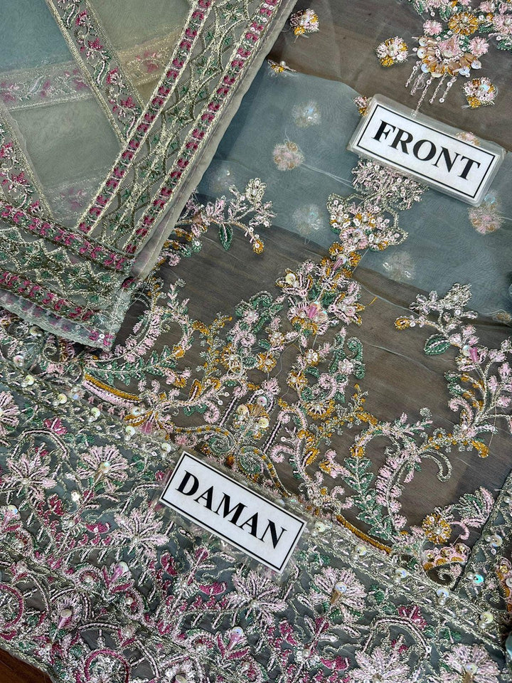 Kanwal Malik Organza Bridal Suit-Aarasta