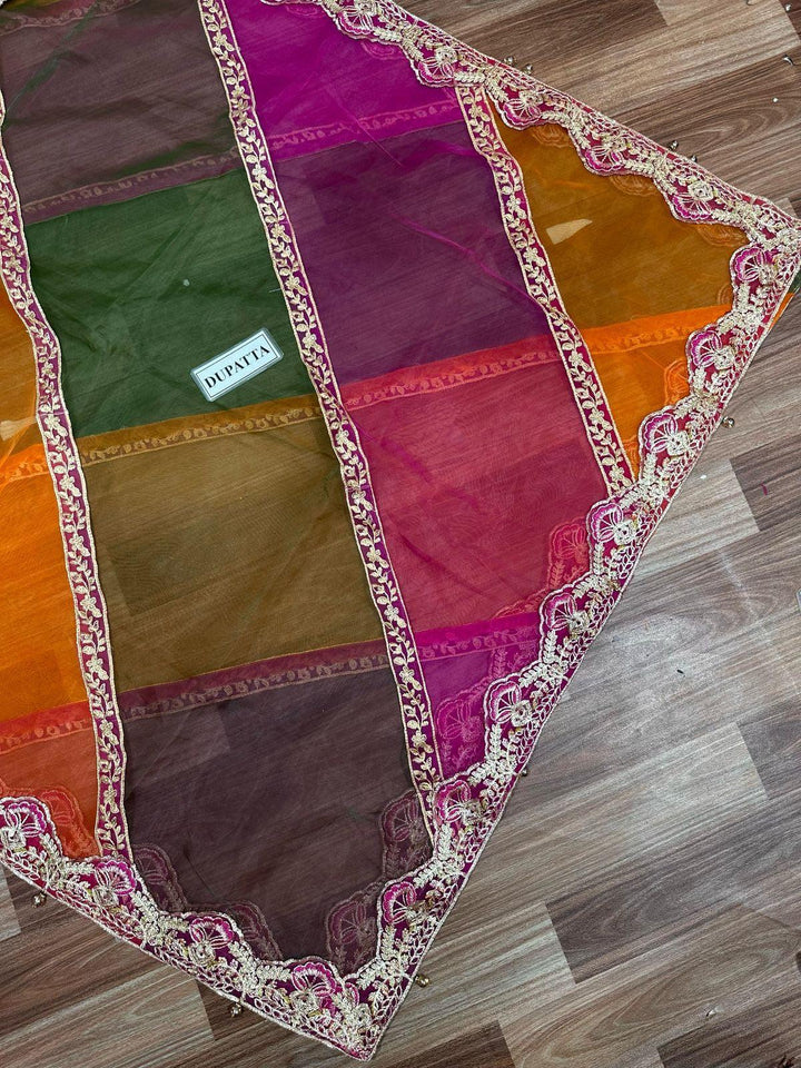 Kamwal Malik Organza Bridal Suit-Aarasta