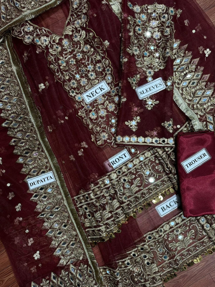 Kashee Net Frock-Aarasta