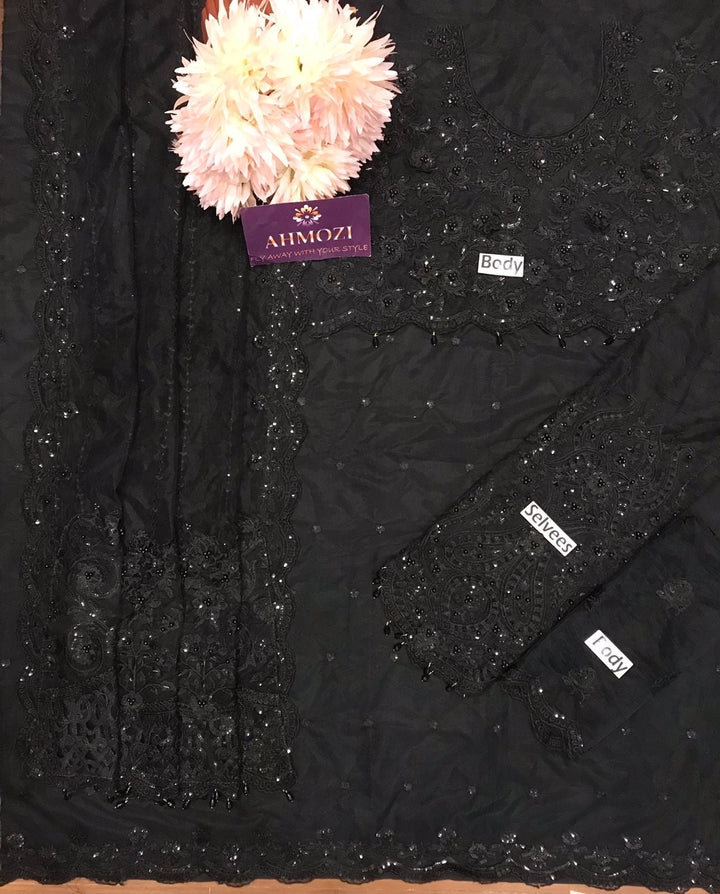 Maria B Net Saree-Aarasta