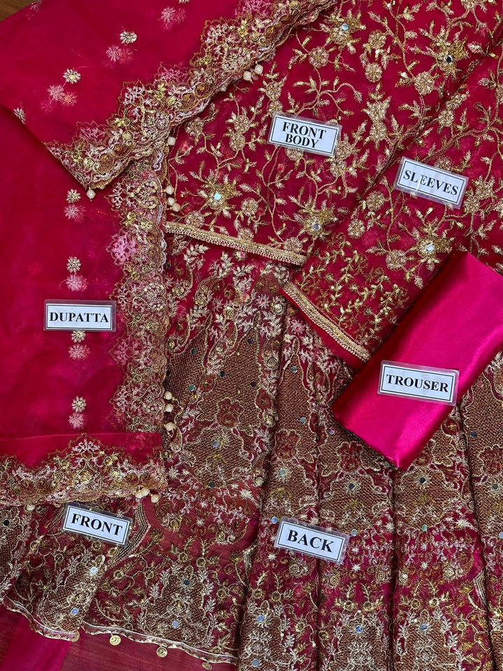 Kashees Net Bridal Suit-Aarasta