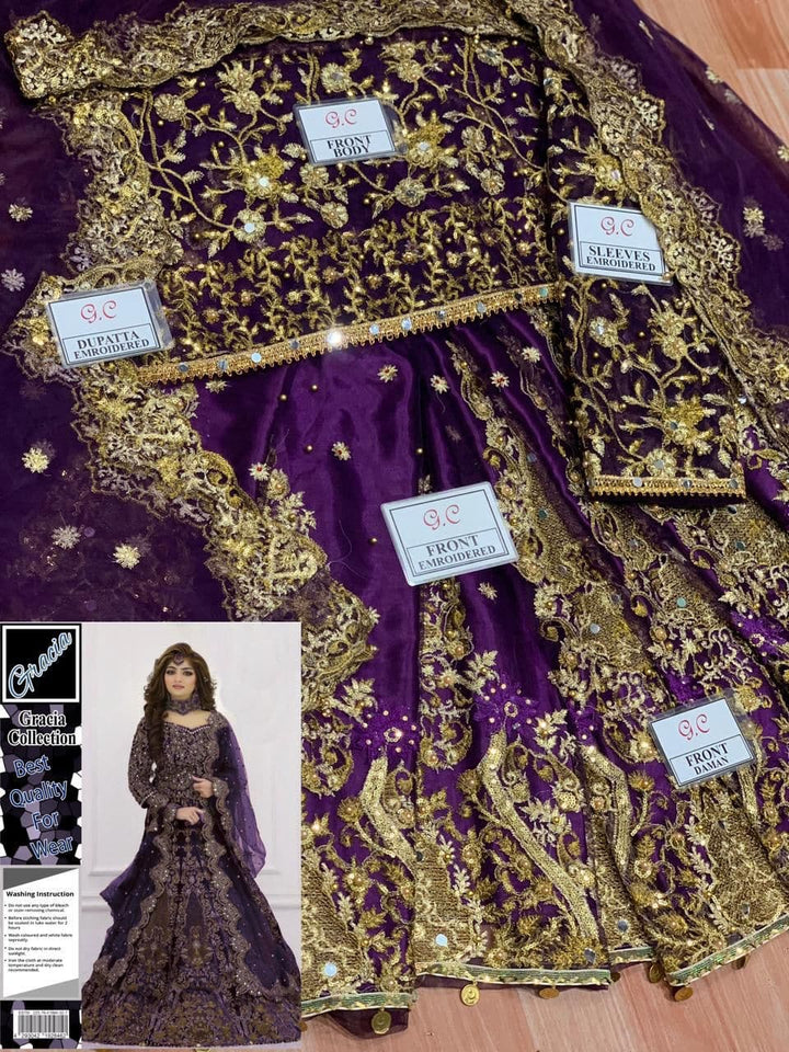 Kashees Net Bridal Suit-Aarasta