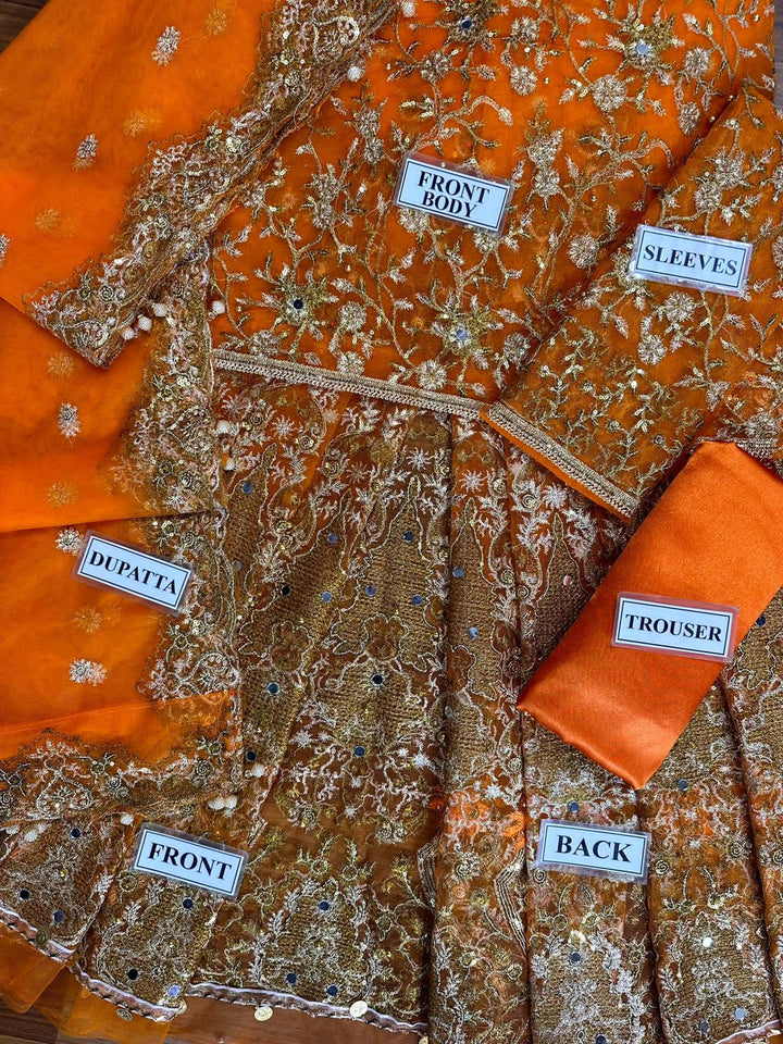 Kashees Net Bridal Suit-Aarasta