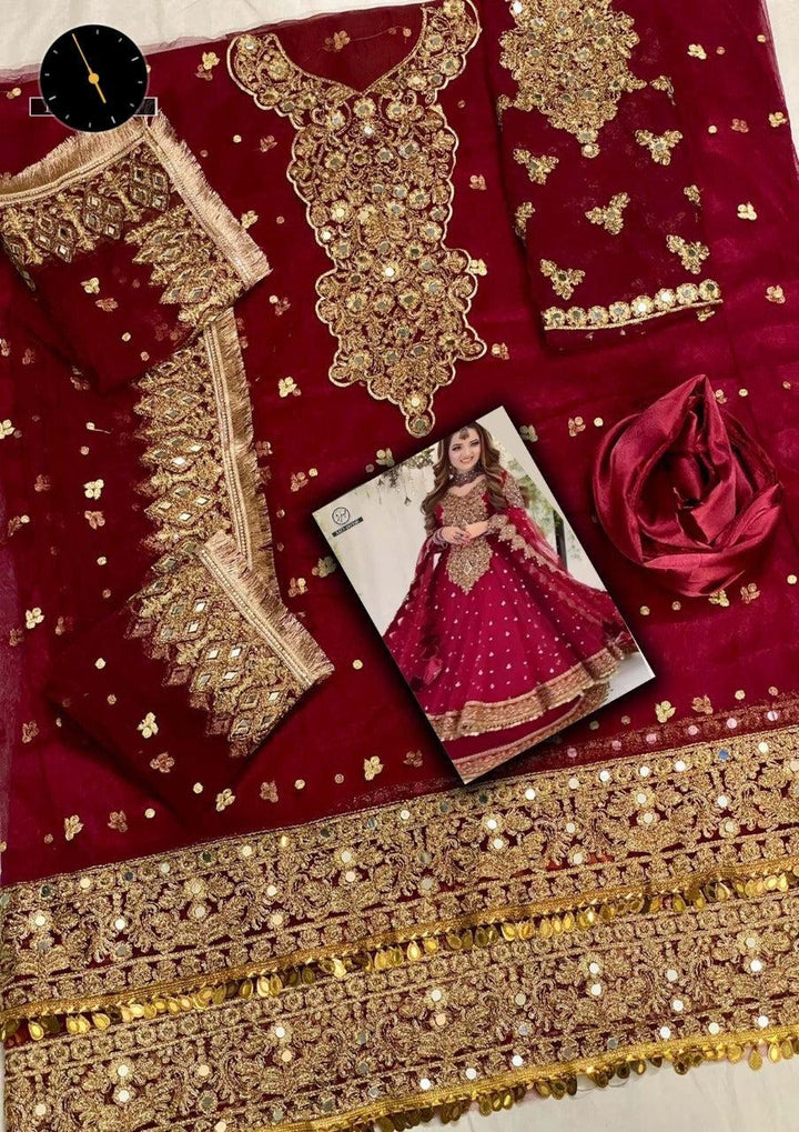 Kashees Net Bridal Suit-Aarasta
