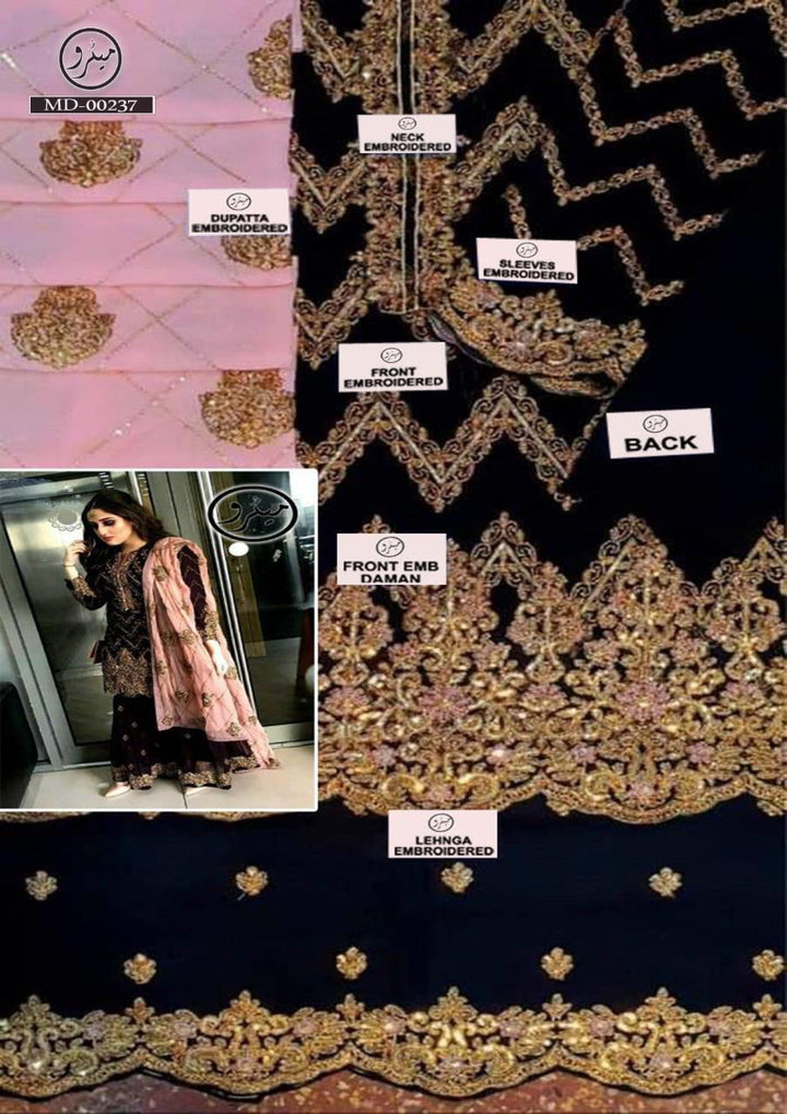 Kashees Chiffon Suit-Aarasta