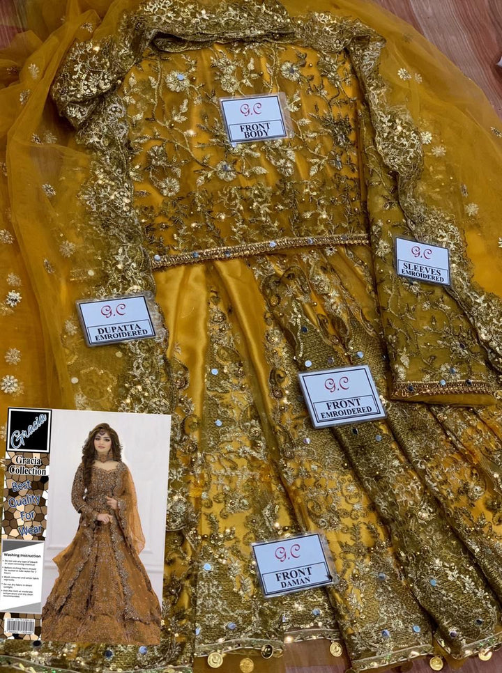 Kashees Net Bridal Suit-Aarasta