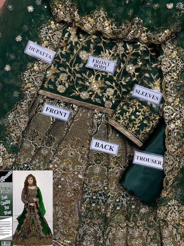 Kashees Net Bridal Suit-Aarasta