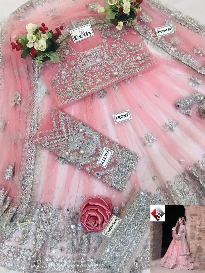 Kashees Net Bridal Suit-Aarasta