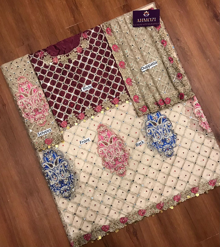 Kashees Net Bridal Suit-Aarasta