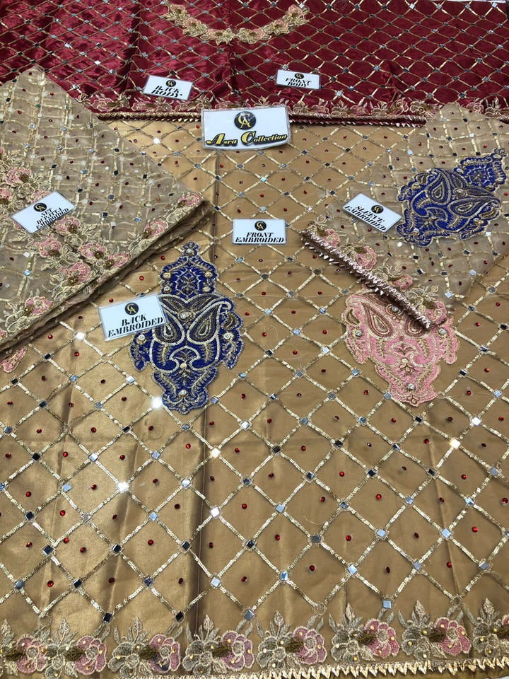 Kashee Net Bridal Suit-Aarasta