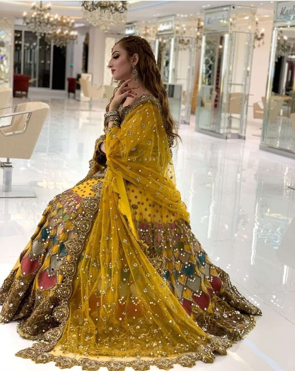 Kashees Net Bridal Suit-Aarasta